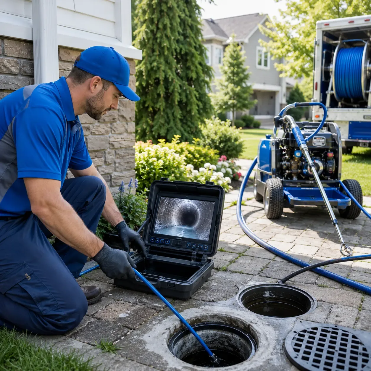 Outdoor drain cleaning professionals serving Proctor, OK